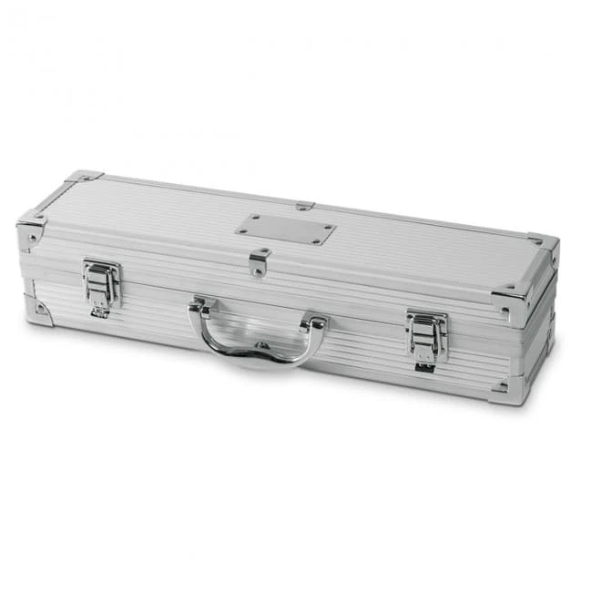 3 BBQ Tools In Aluminium Case