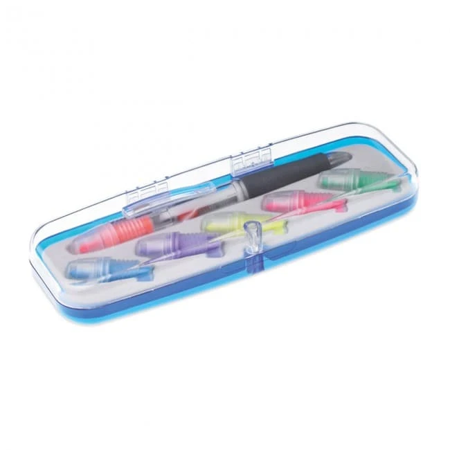 Interchangeable head ball pen