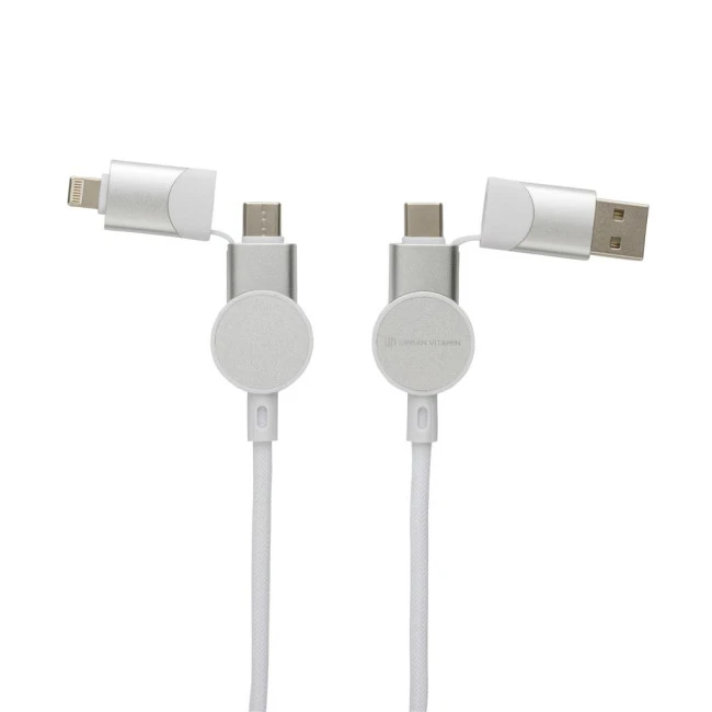 Oakland RCS Recycled Plastic 6-In-1 Fast Charging Cable 45W