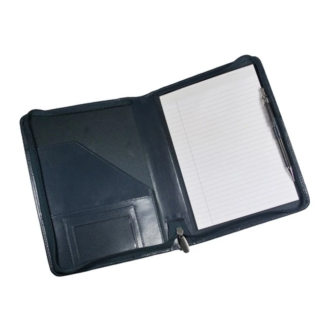 Biodegradable Leather A5 Zipped Folder