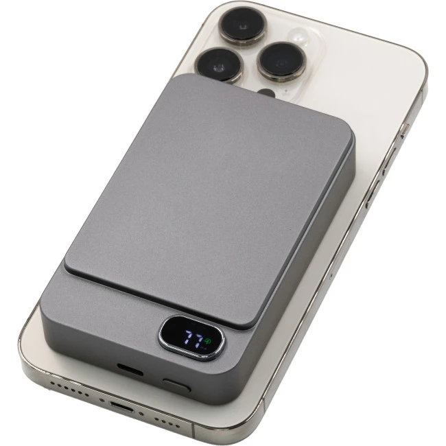 BrandCharger Recycled Steel Wireless Power Bank
