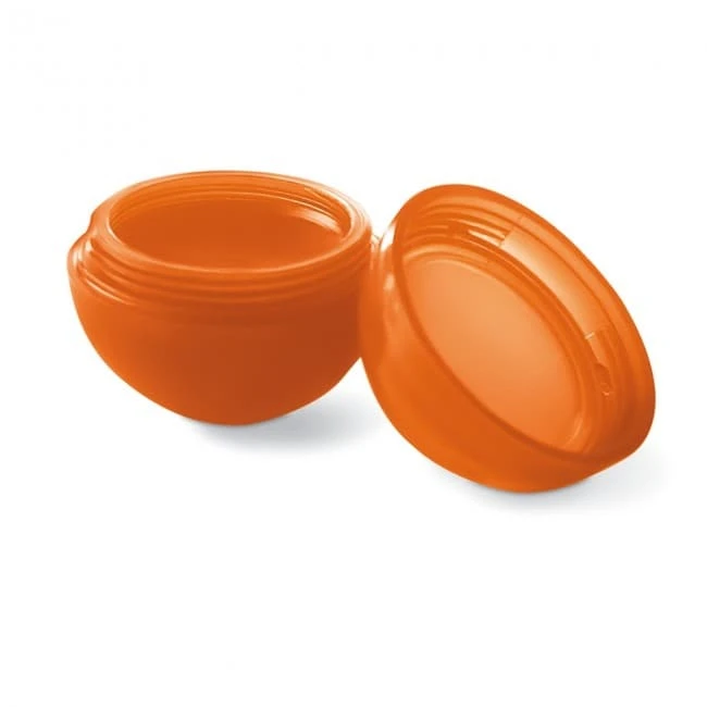 Lip balm in round box