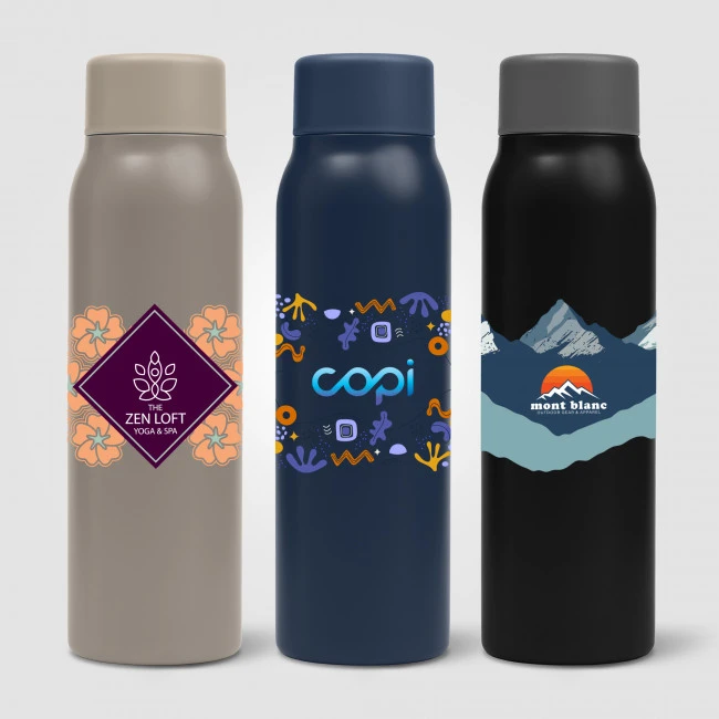 Breeze Recycled Stainless Steel Carbonated Bottle 590ml
