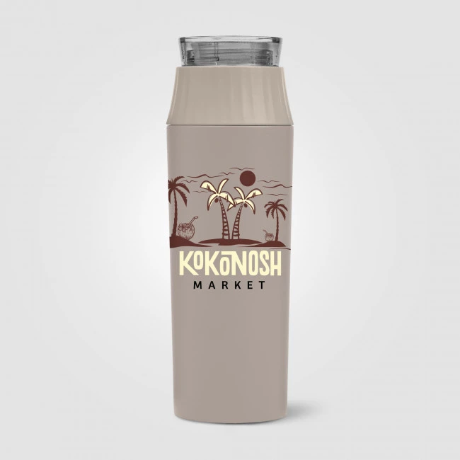 Majesty Recycled Stainless Steel Leakproof Lid Bottle 590ml