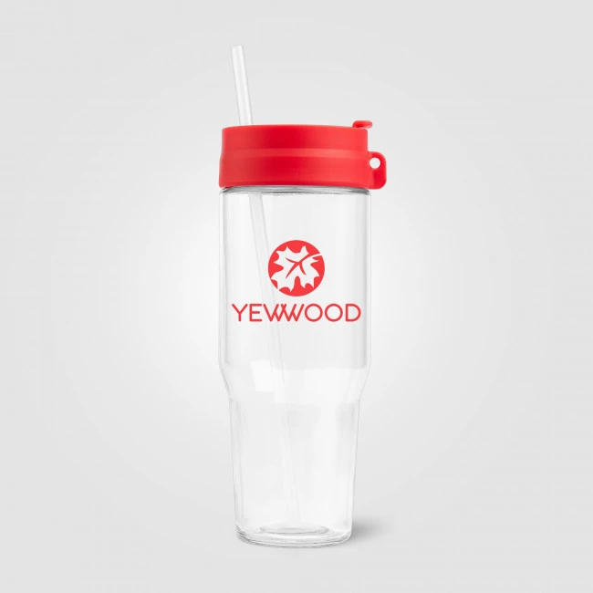 Polar Recycled Glass Dual Tone Straw Tumbler 1L