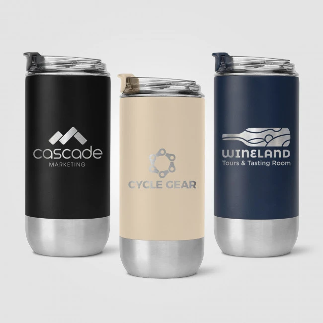 Glacier 475ml Double-Wall Recycled Stainless Steel Tumbler