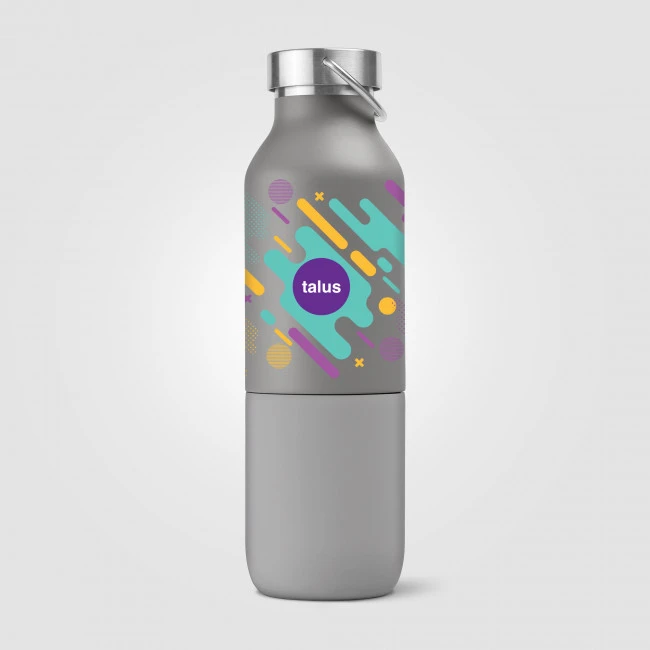 Freya Duo  2-in-1 590 ml Double Wall Recycled Stainless Steel Bottle with 325ml Tumbler