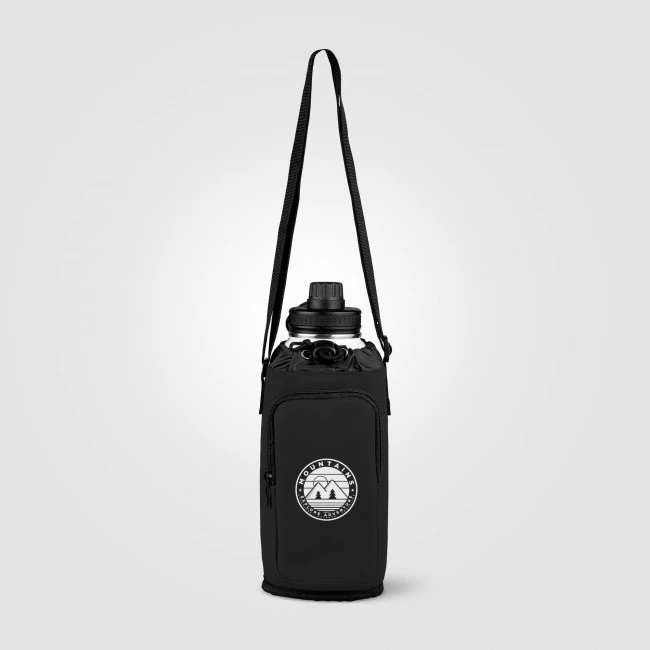 Malmö Recycled PU Zipper Pocket Bottle Bag 1.8L