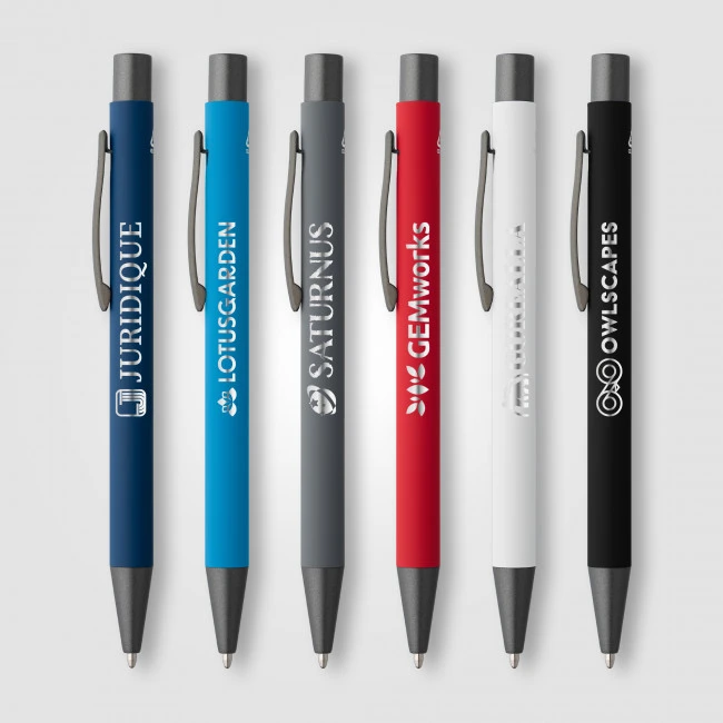Bowie Recycled Aluminium Softy Pen