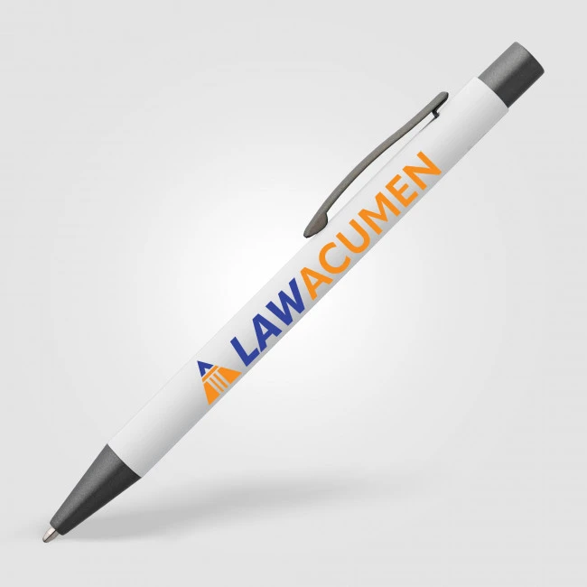 Bowie Recycled Aluminium Softy Pen