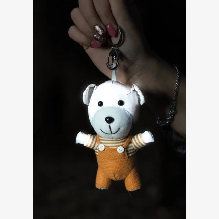 Reflective Teddy Mascot