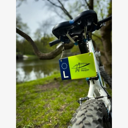 Reflective Bike License Plate