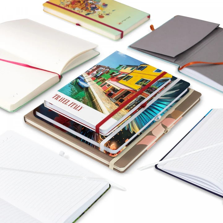 Customisable Full Colour Wrap A5 Notebook
