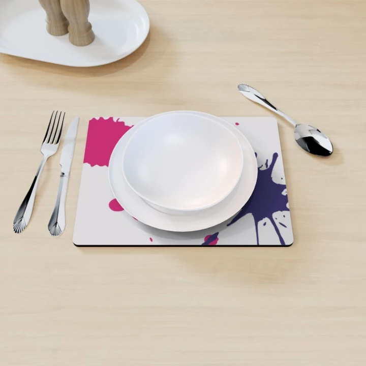 Placemat - Rectangle - Wooden Hardboard - Single - 23cm x 32cm