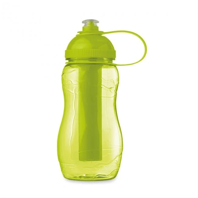 Bottle with freezing tube
