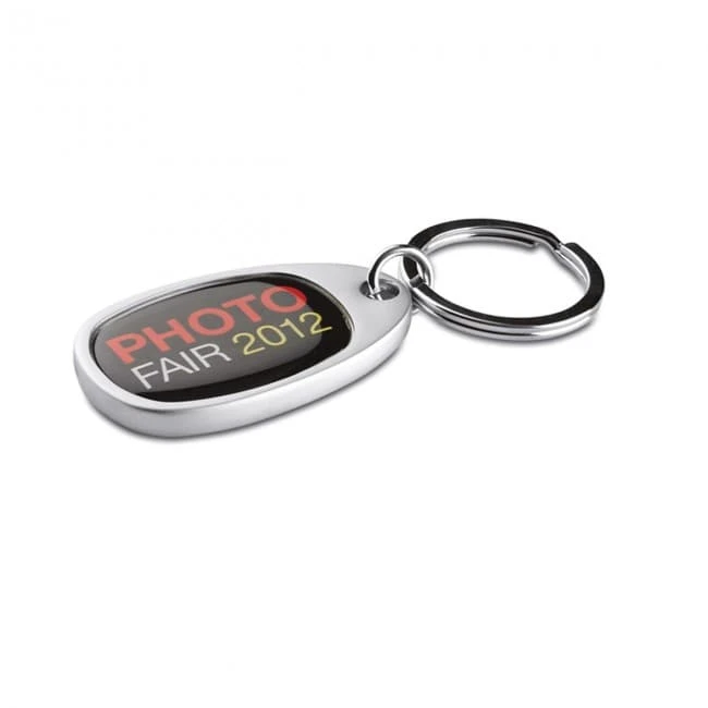 Metal key ring for doming