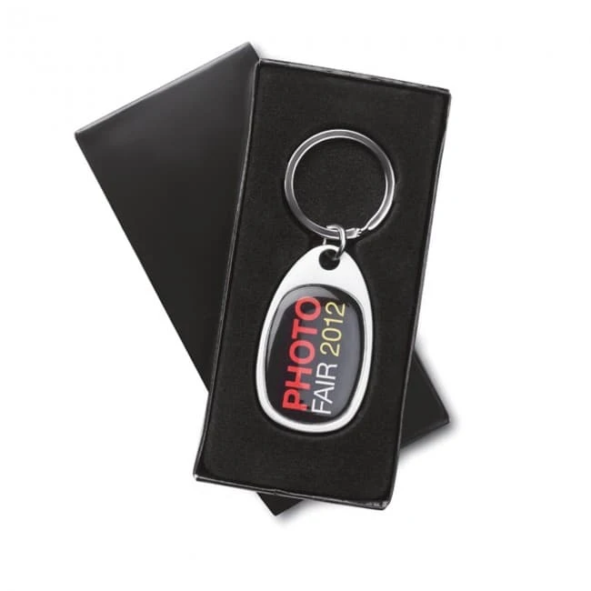 Metal key ring for doming