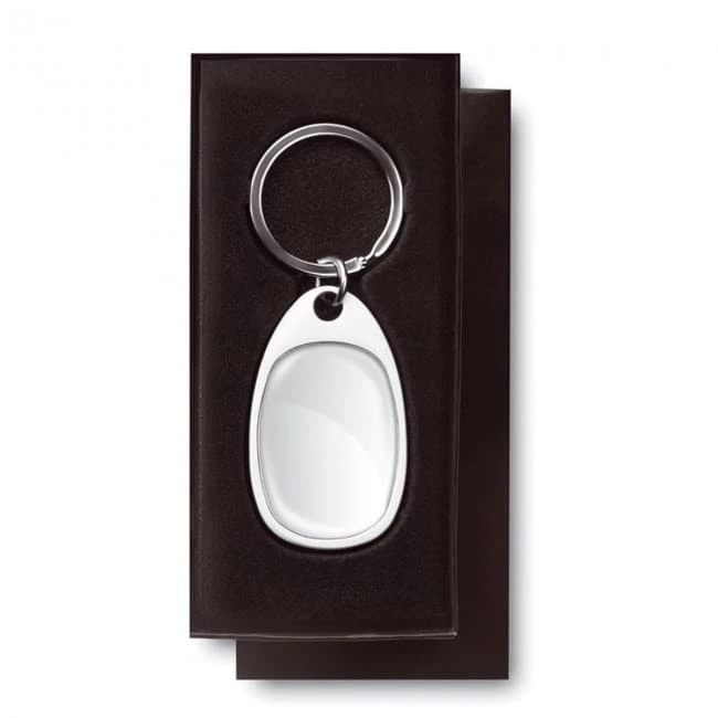 Metal key ring for doming