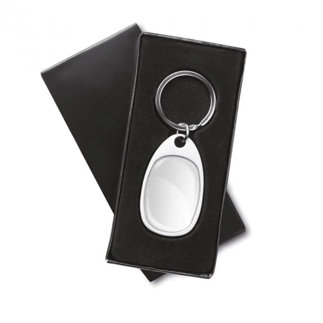 Metal key ring for doming