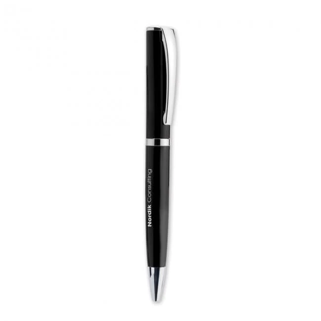 Metal ball pen in round box