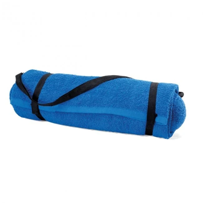 Beach towel with pillow