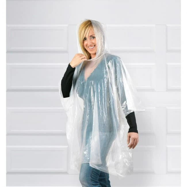 Poncho In Round Container