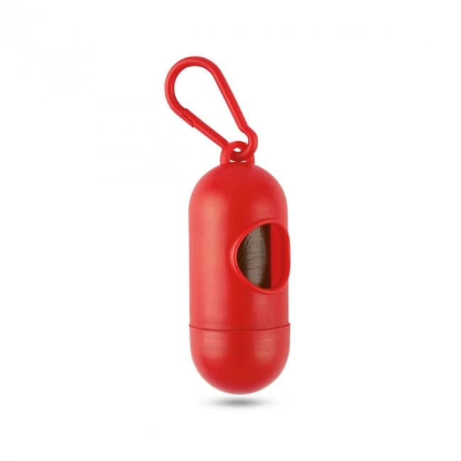 Container for Pet Bag With Hook