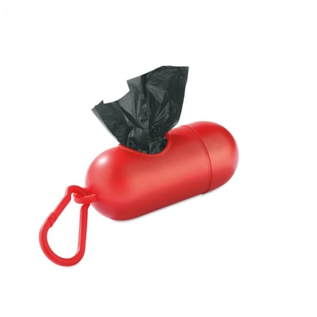 Container for Pet Bag With Hook