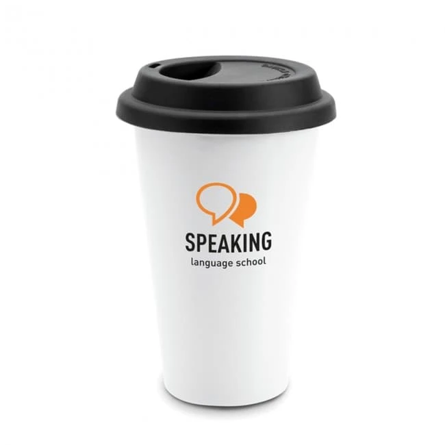 Double wall travel cup