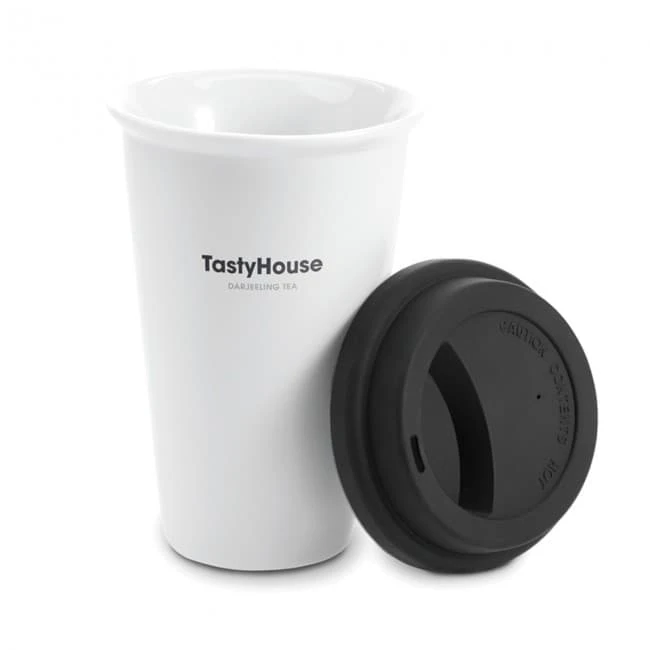 Double wall travel cup