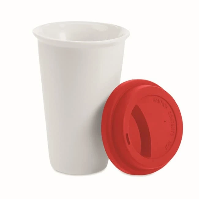 Double wall travel cup