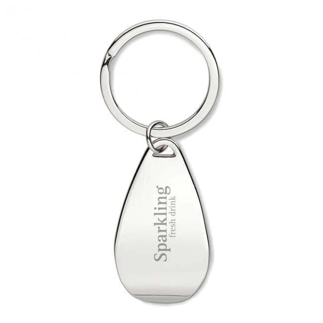 Metal Bottle Opener Keyring