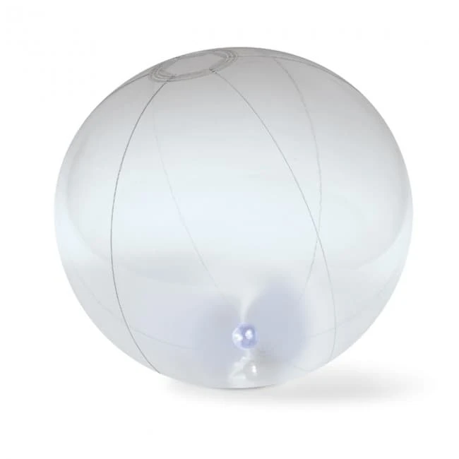 Inflatable beachball w light