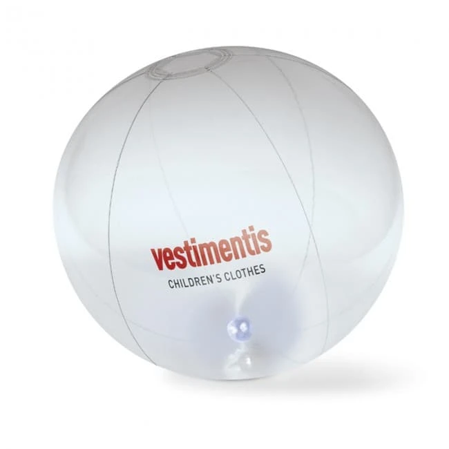 Inflatable beachball w light