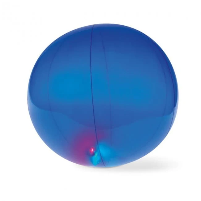 Inflatable beachball w light