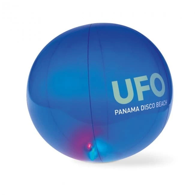 Inflatable beachball w light