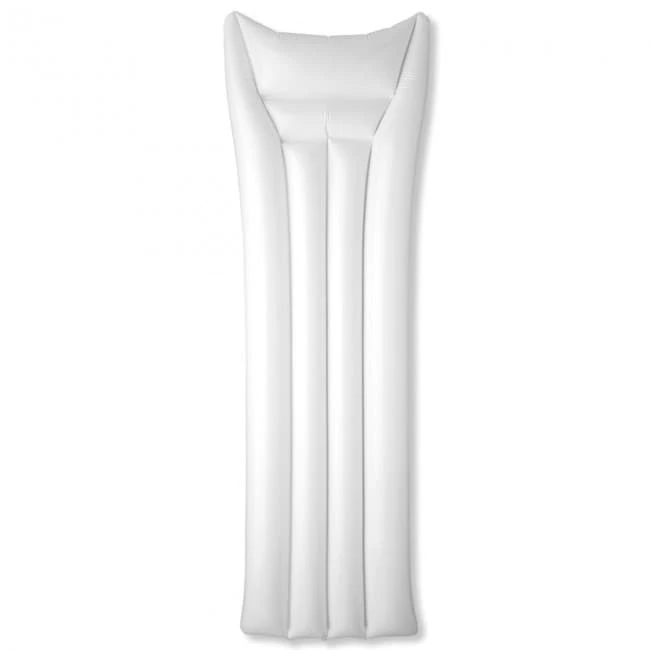 PVC mattress beach solid white
