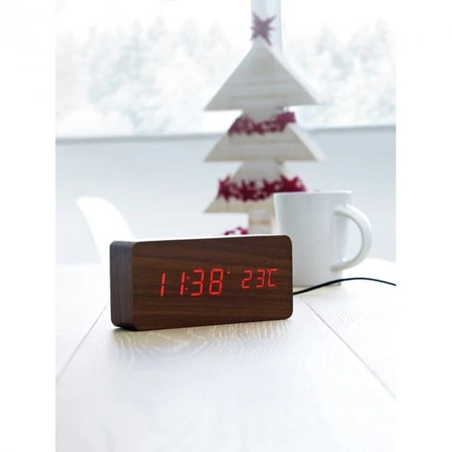 LED clock in MDF