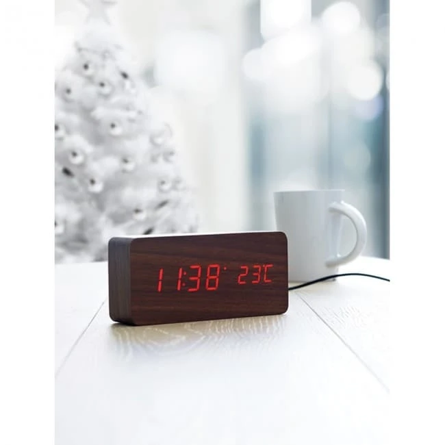 LED clock in MDF
