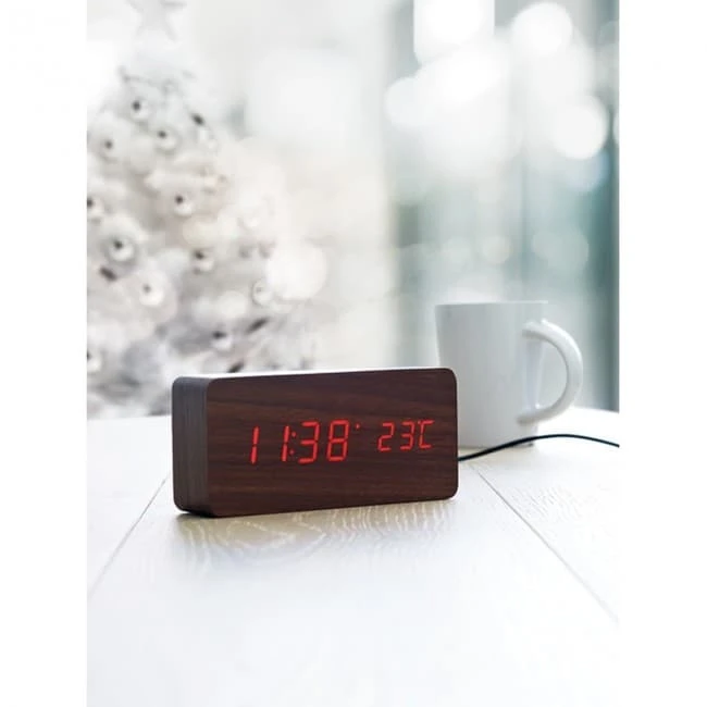 LED clock in MDF