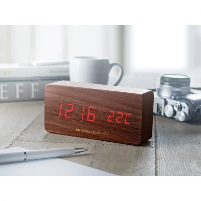 LED clock in MDF