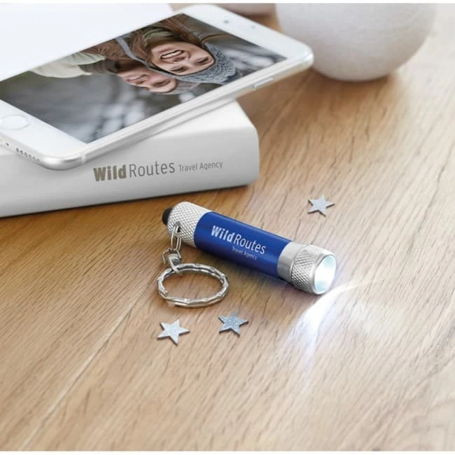 Aluminium Torch Keyring