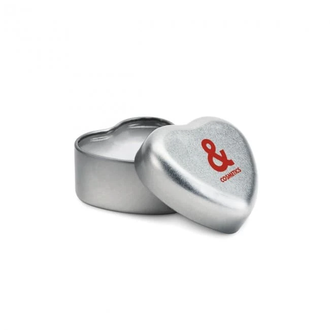 Lip Balm in heart shape tin