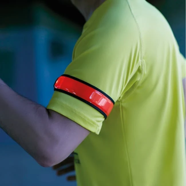 Arm snap strap with light