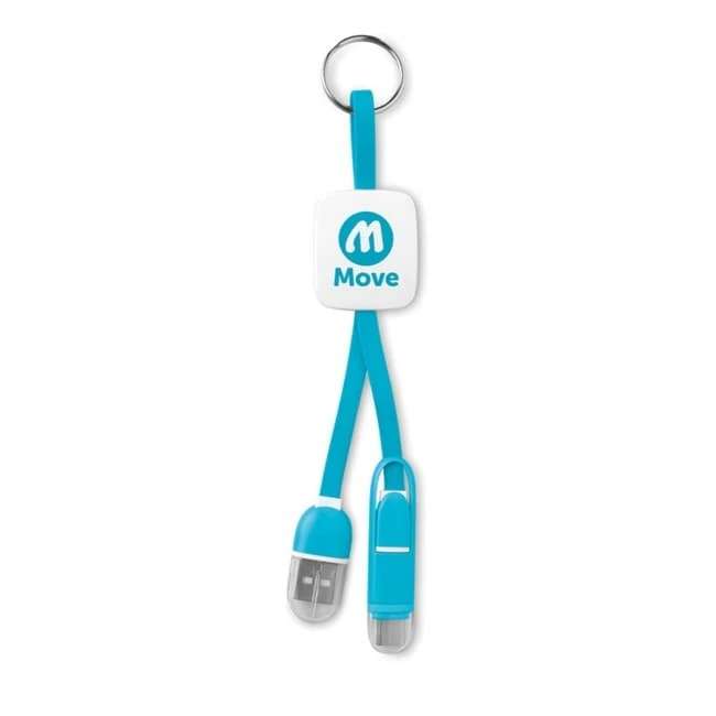 Keyring with USB type C plug