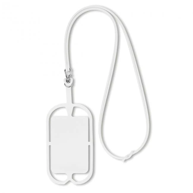 Silicone smartphone hanger