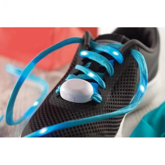 Nylon shoelaces with light