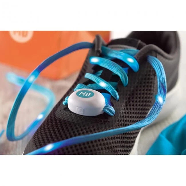 Nylon shoelaces with light