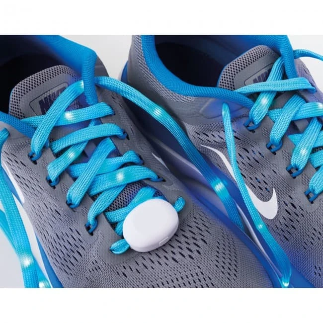 Nylon shoelaces with light
