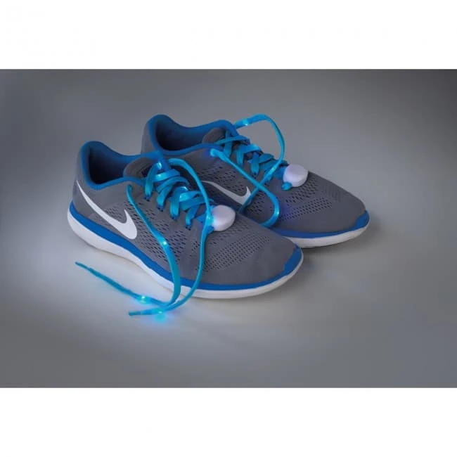 Nylon shoelaces with light